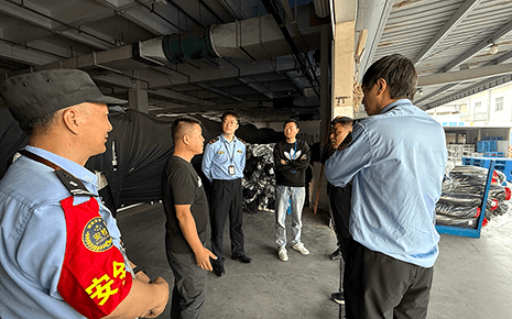 區應急管理局到劉潭服裝開展安全生產檢查